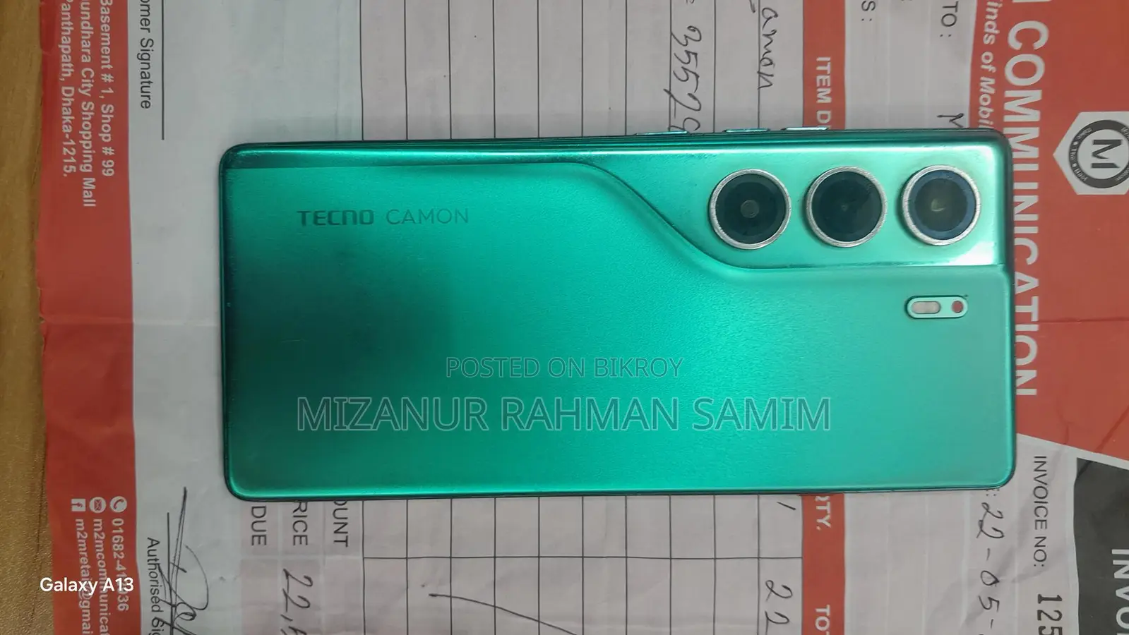Tecno Camon 40 Pro . (Used)