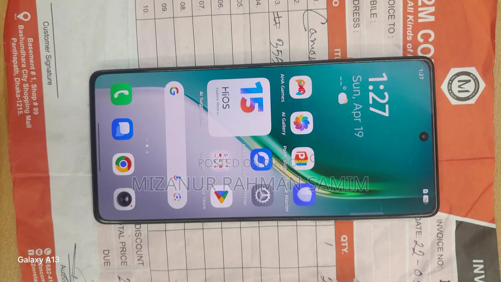 Tecno Camon 40 Pro . (Used)