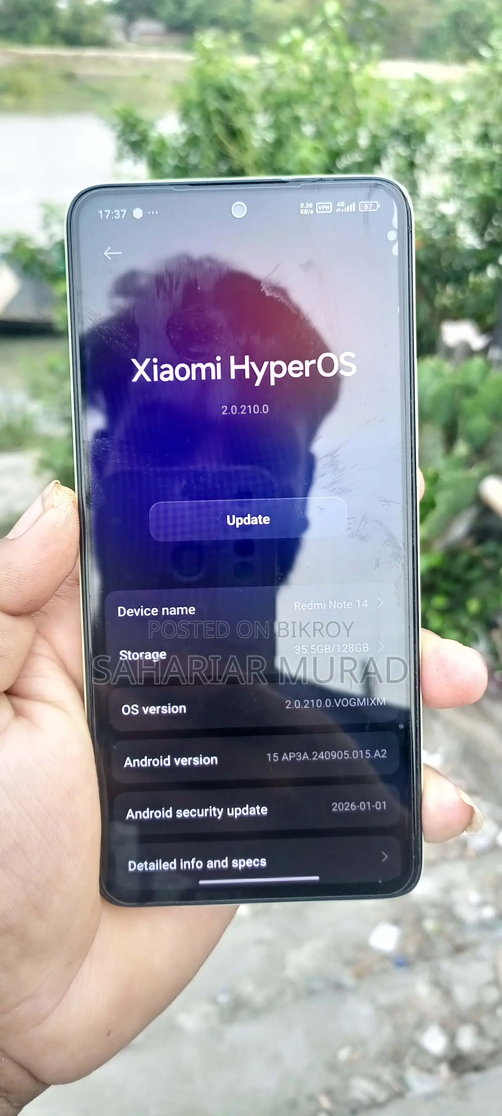 Xiaomi Redmi Note 14 . (Used)