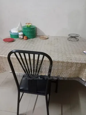 1 Bed, 1 Dining Table, 2 Chairs for Sale