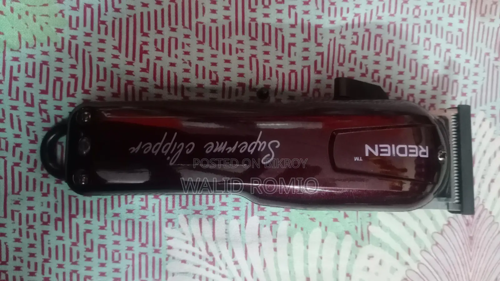 Redien Japan Cordless Magic Hair Clipper Rechargeable.