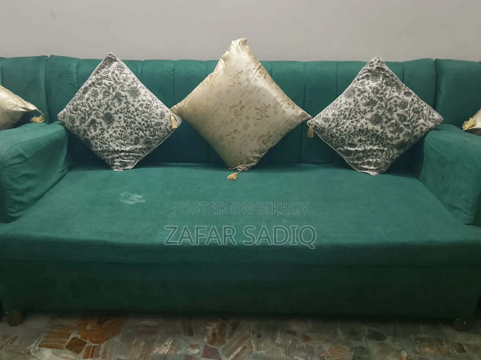Sofa Set and Center Table (Teak Wood)