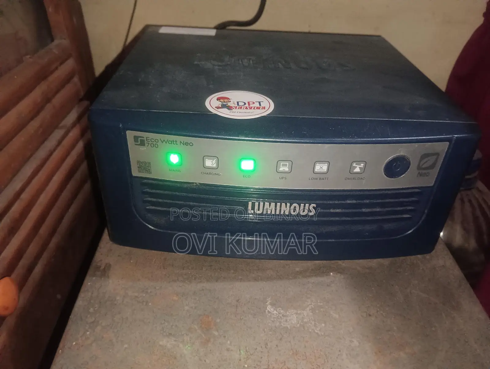 LUMINOUS INVERTER 700VA