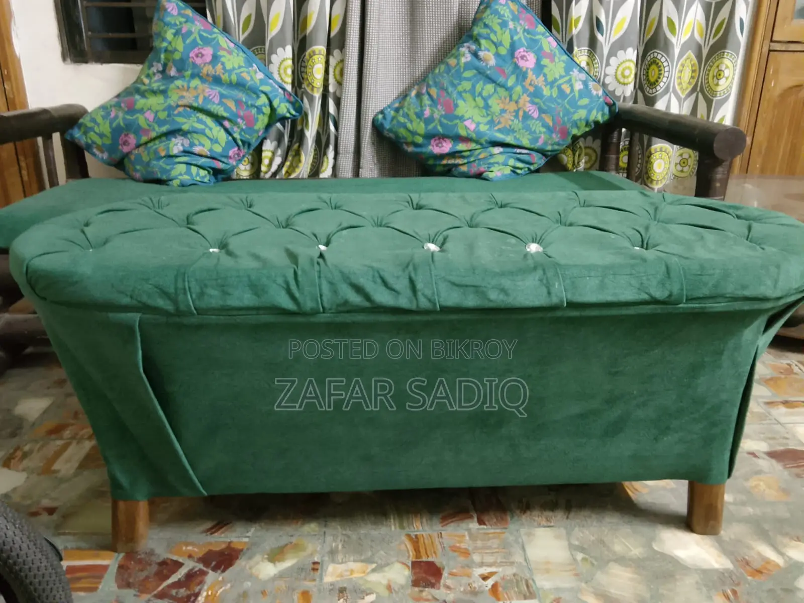 Sofa Set and Center Table (Teak Wood)