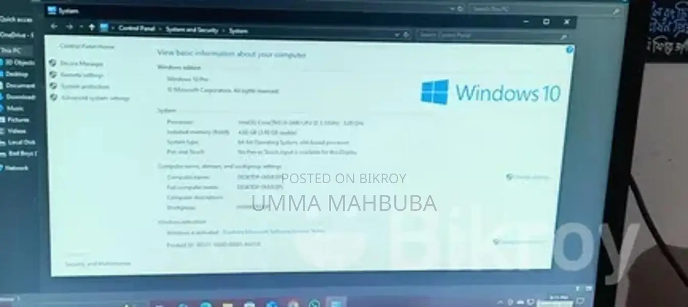 Desktop Computer for Sale