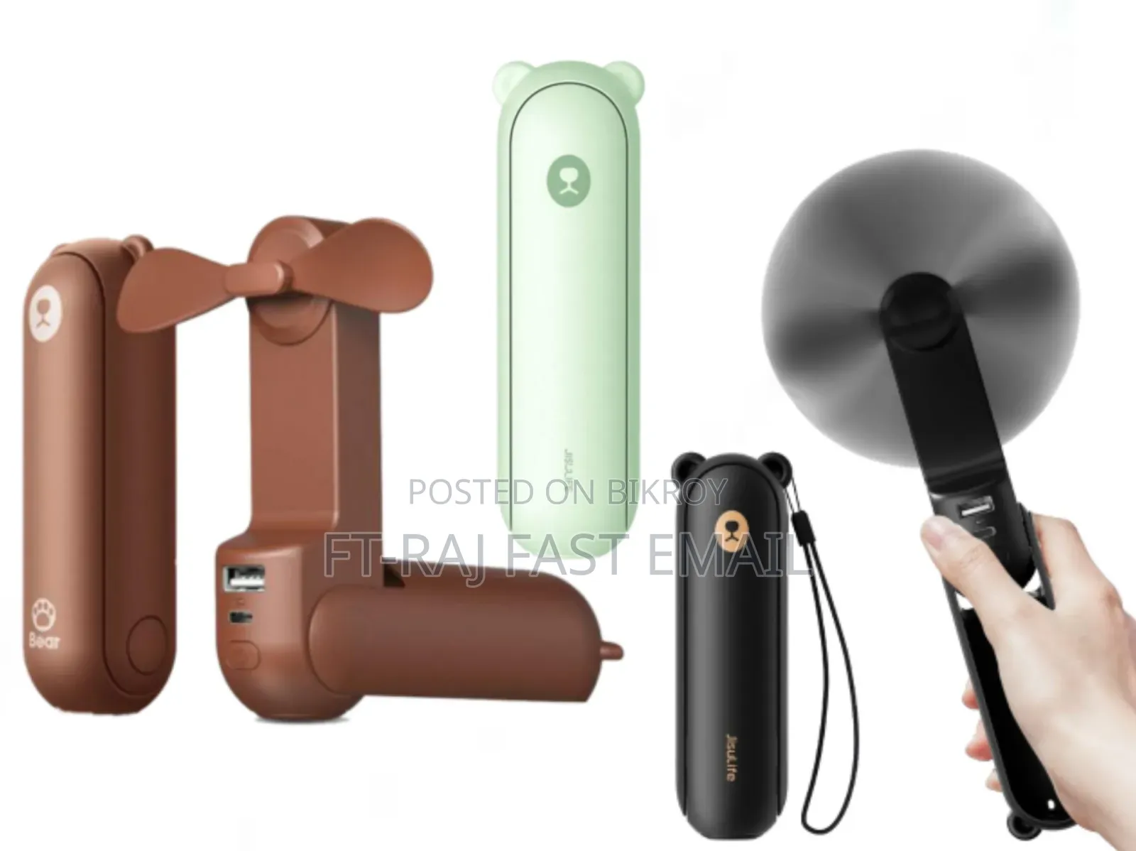 Jisulife F8x Mini Portable Fan (New Upgrade Version)