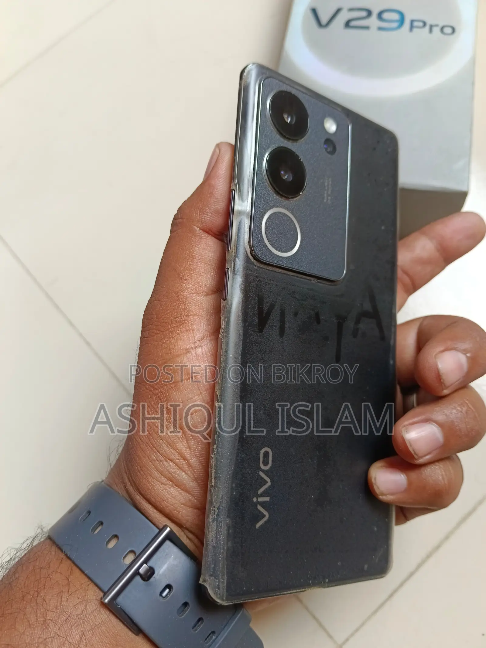 Vivo V29 pro 8+8=16/256GB (Used)