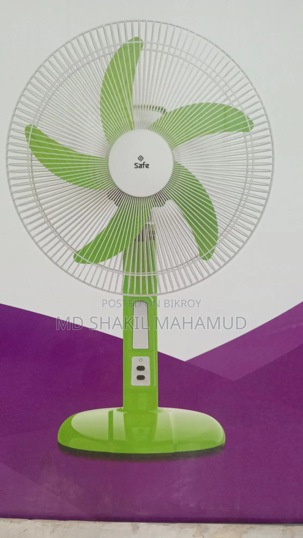 Solar Fan + 9Ah 12V Battery + Digital Charger