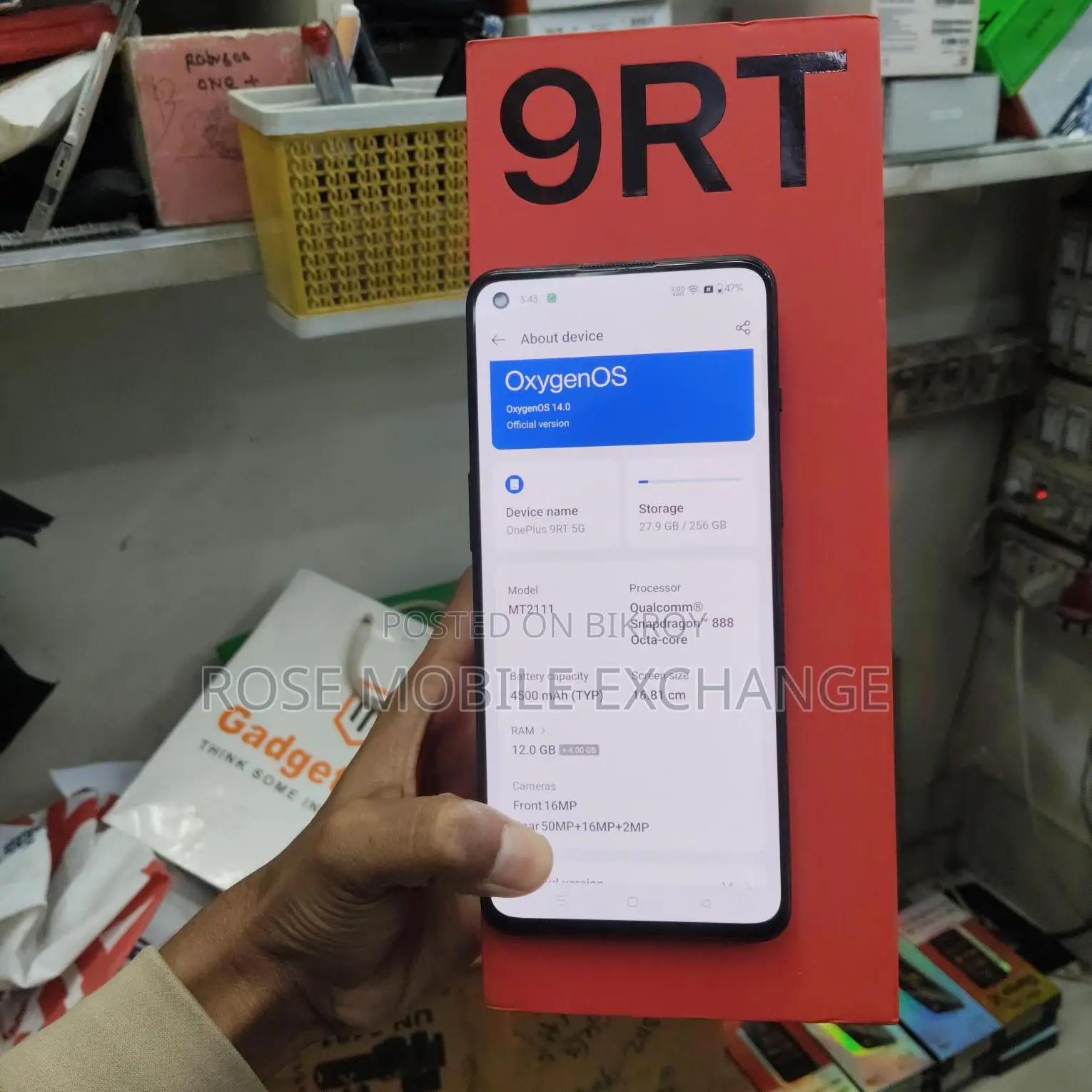 OnePlus 9RT 12/256GB Exchange (Used)