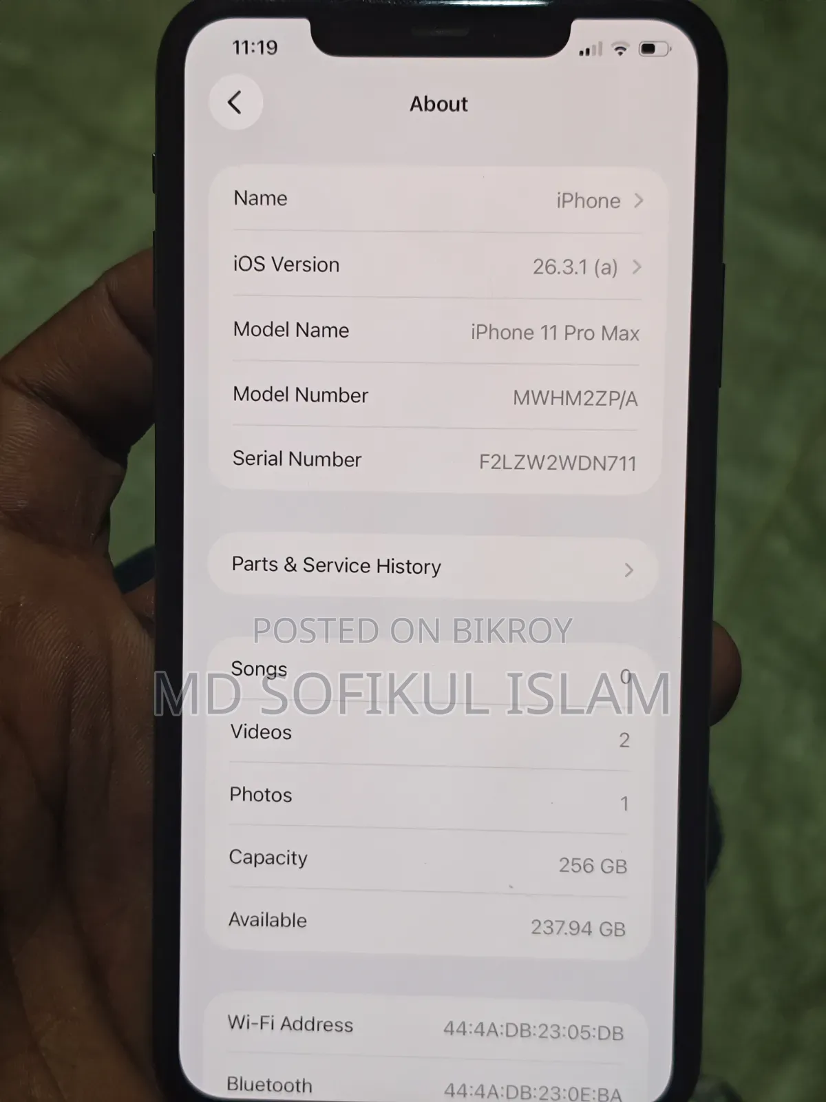 Apple iPhone 11 Pro Max 256 GB Purple
