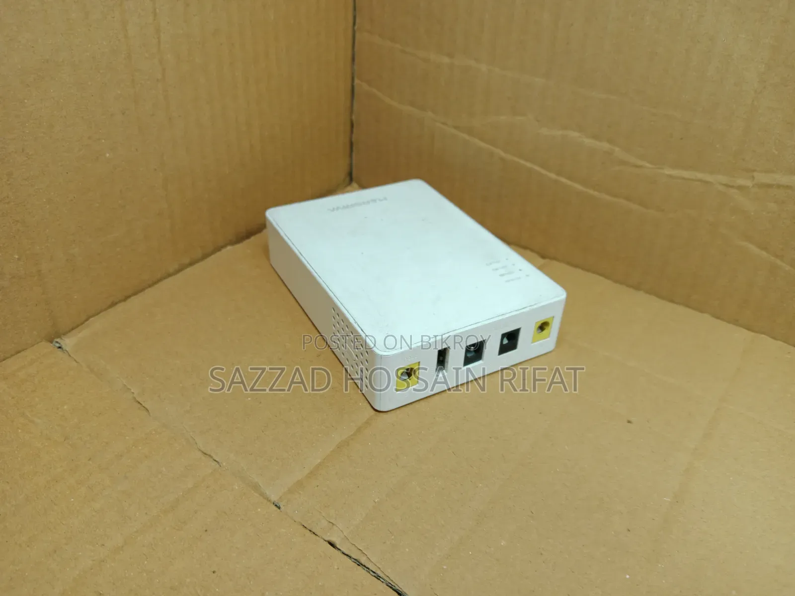Used Marsriva Mini UPS for WiFi Router ONU Backup