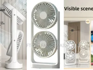 Sb 052 Portable Double Head Pp Cooling Fan