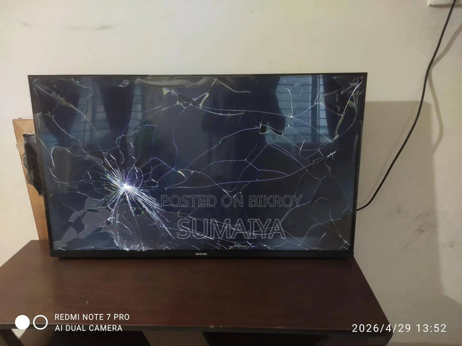 Walton 43" Led Android Smart Tv Used Sell