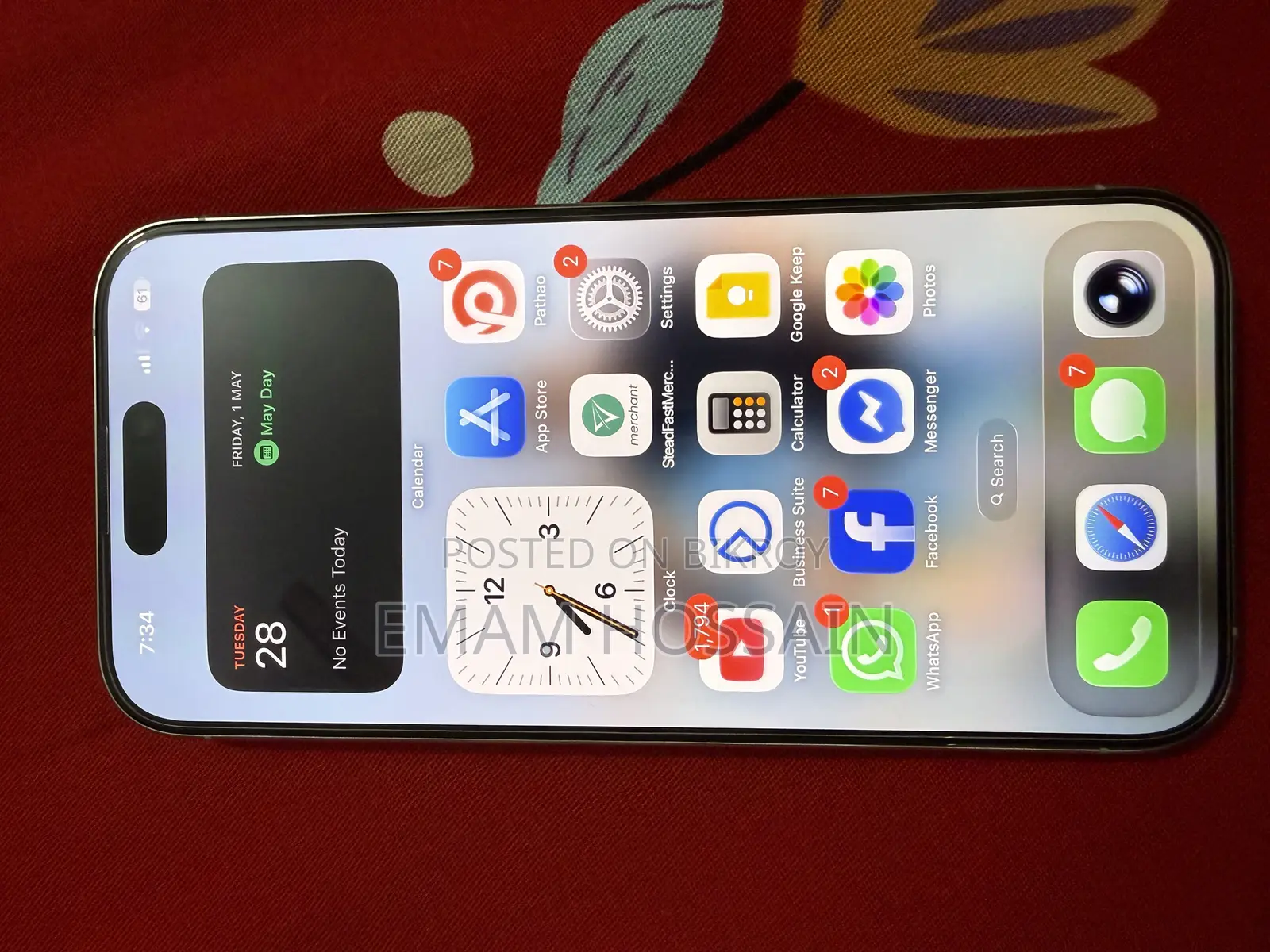 Apple iPhone 15 Pro White titanium (Used)
