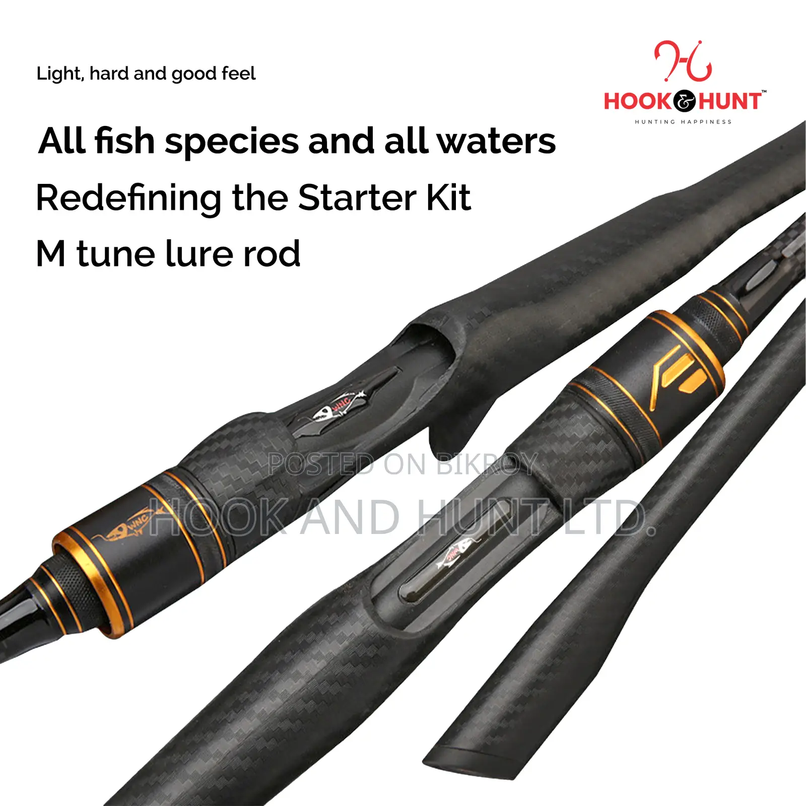Fiberglass Lure Fishing Rod Ml Action 180–240cm