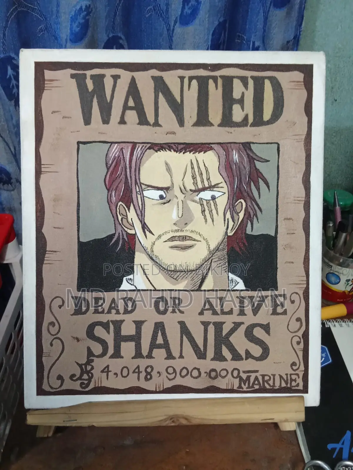 One Piece Wanted Poster.