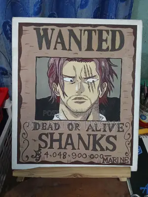 One Piece Wanted Poster.
