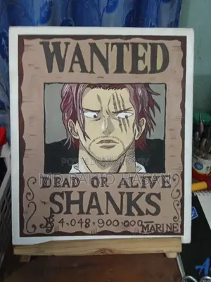 One Piece Wanted Poster.