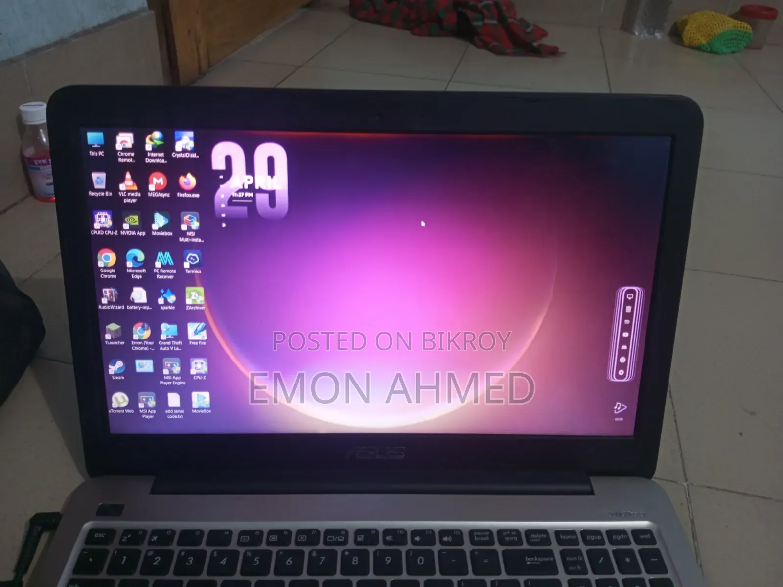 Laptop Asus 8GB Intel Core I5 HDD 500GB