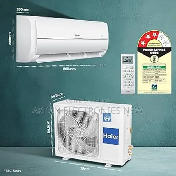 Haier INVERTER 1.5 TON AC Compressor Warranty 12 Years "Exchange offer"