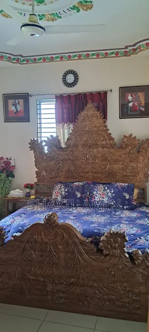 বেড সেগুন খাট ৬/৭ ফিট