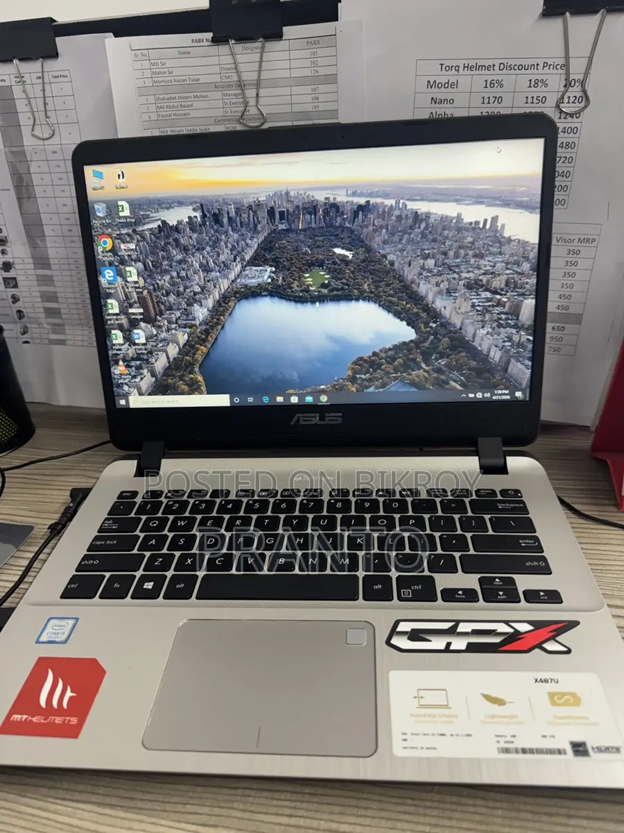 Asus Core-i5 8th gen, 500GB SSD, 8GB DDR4
