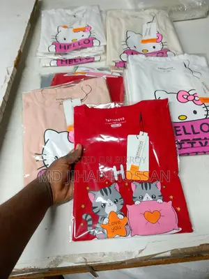 We Have Women's and Kids' Clothing Like T-Shirts, etc.
