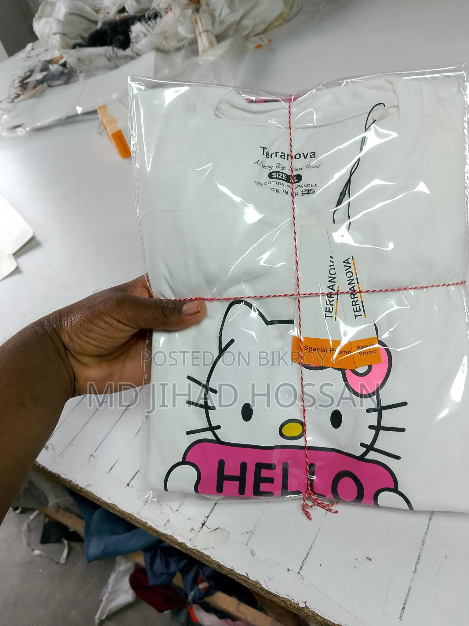 We Have Women's and Kids' Clothing Like T-Shirts, etc.
