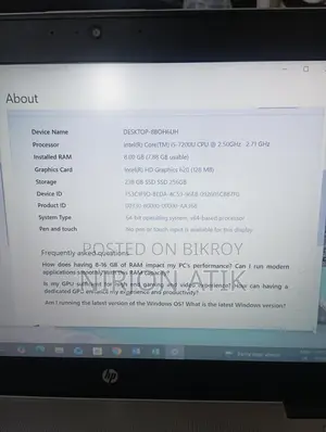Laptop for Sale