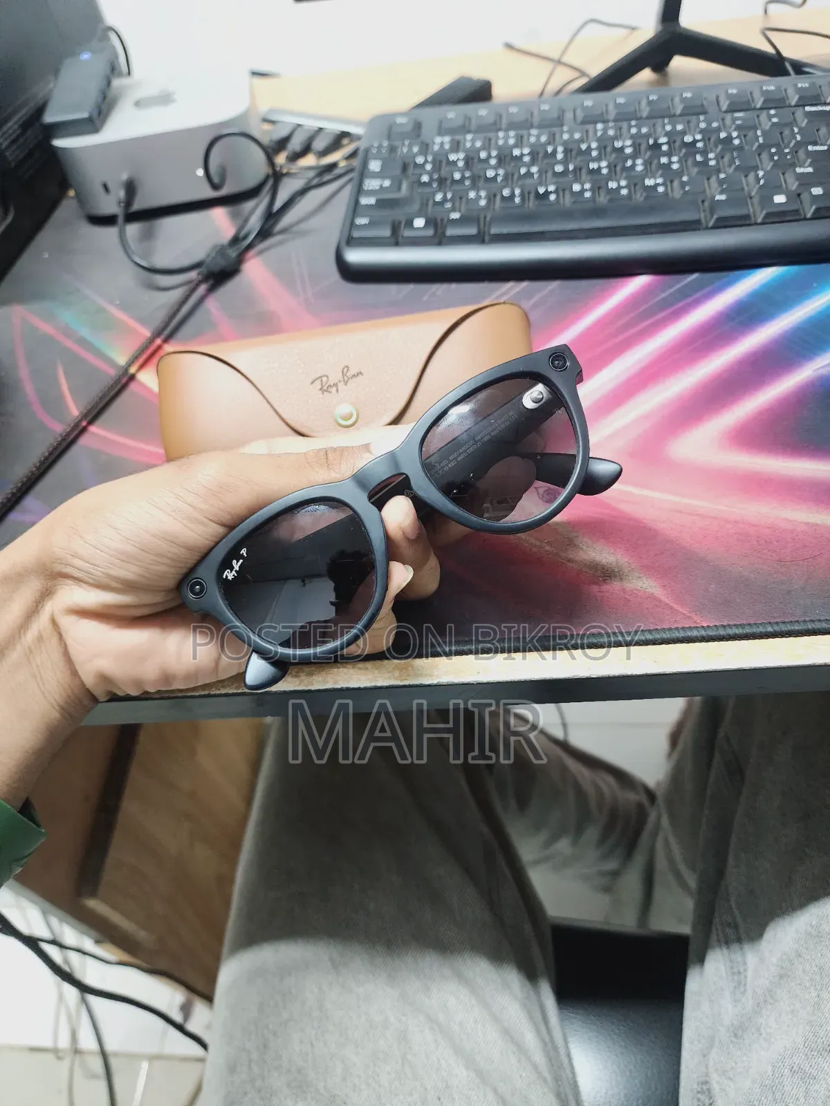 Meta AI Voice Assistant Sunglass With Video and Photo Camera
