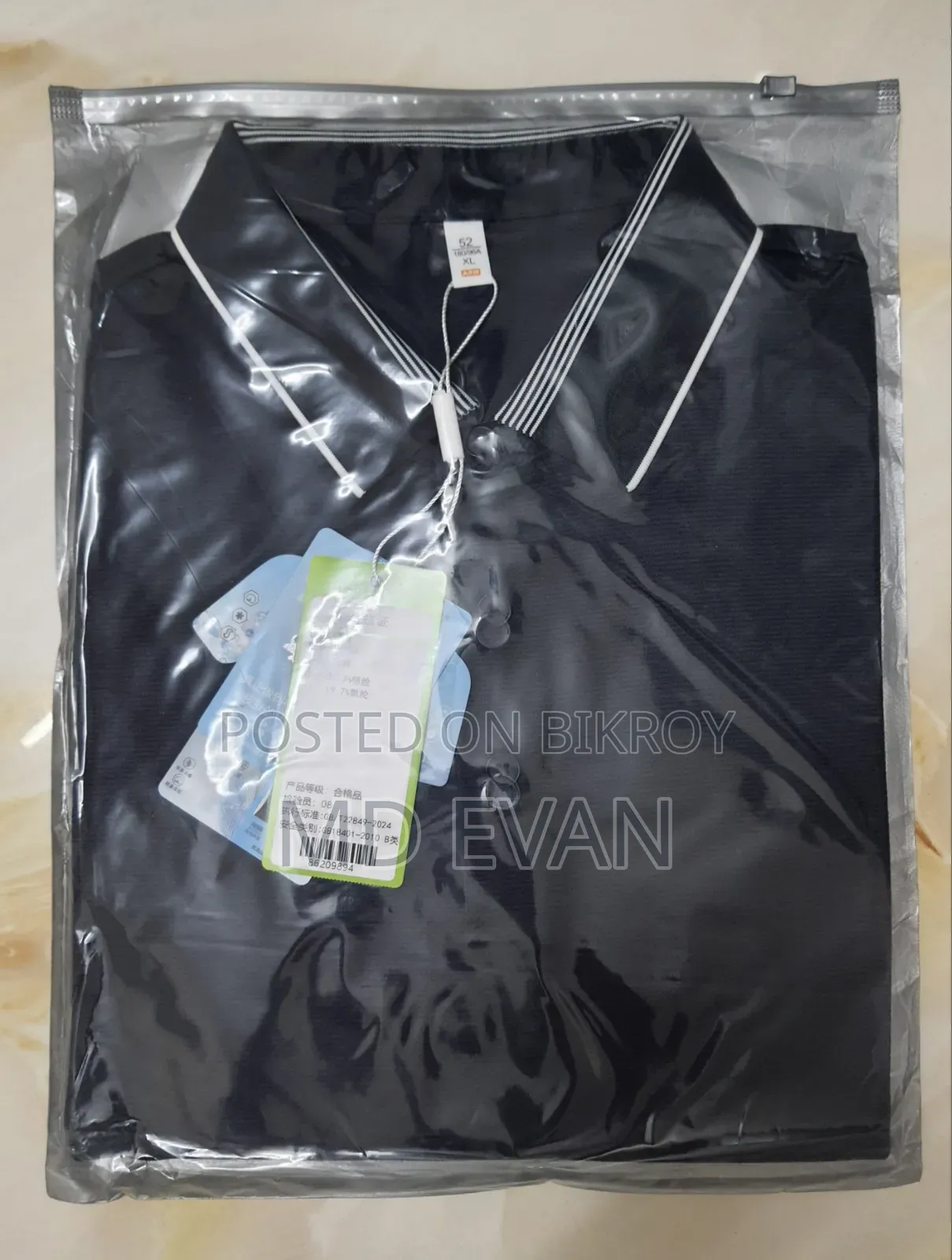 Wholesale Sale of Original China Imported Polo T-Shirts.