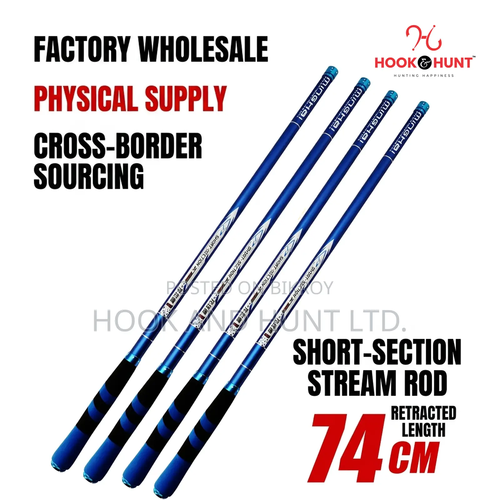 High Carbon Fiber Taiwan Fishing Rod 270–450cm