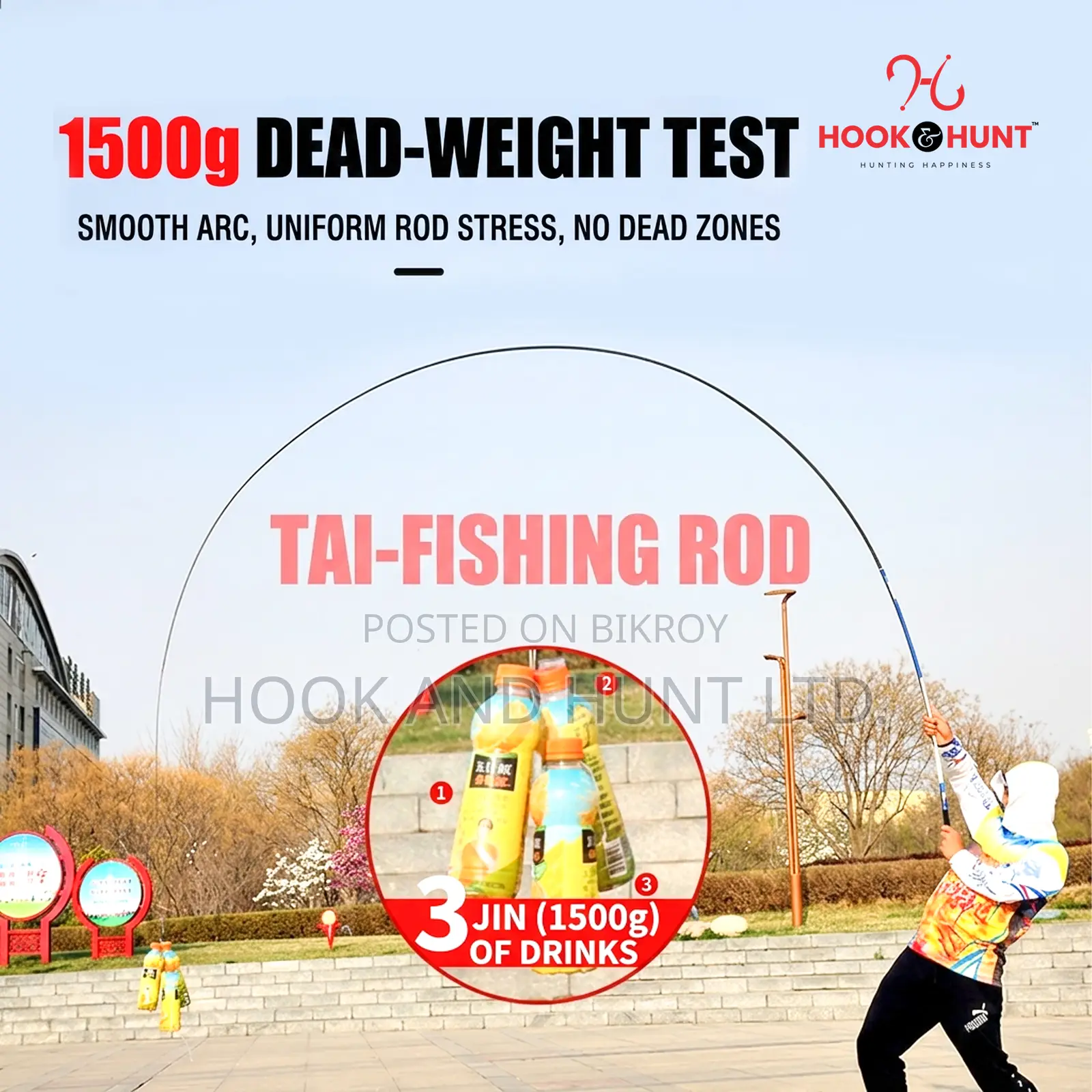High Carbon Fiber Taiwan Fishing Rod 270–450cm