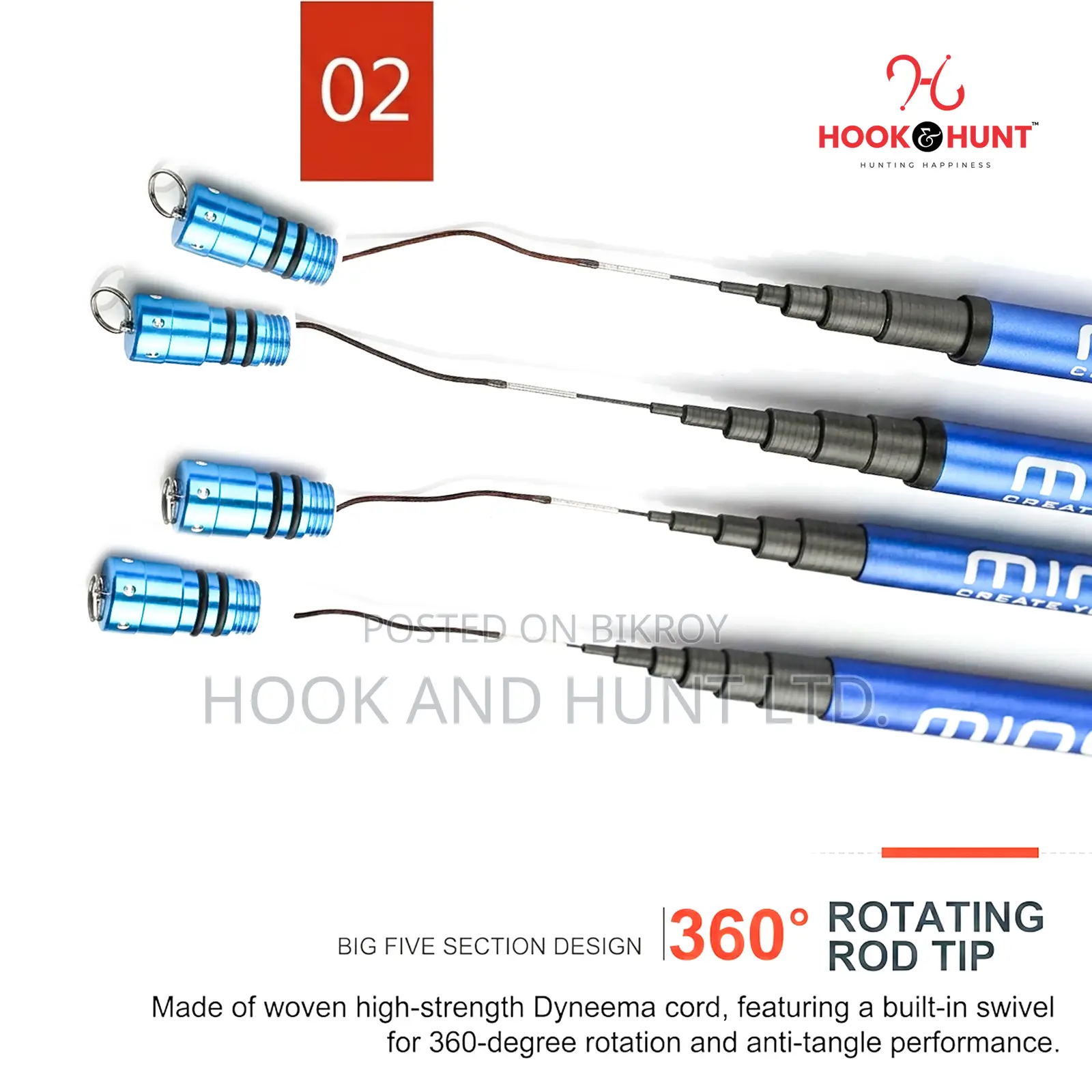 High Carbon Fiber Taiwan Fishing Rod 270–450cm