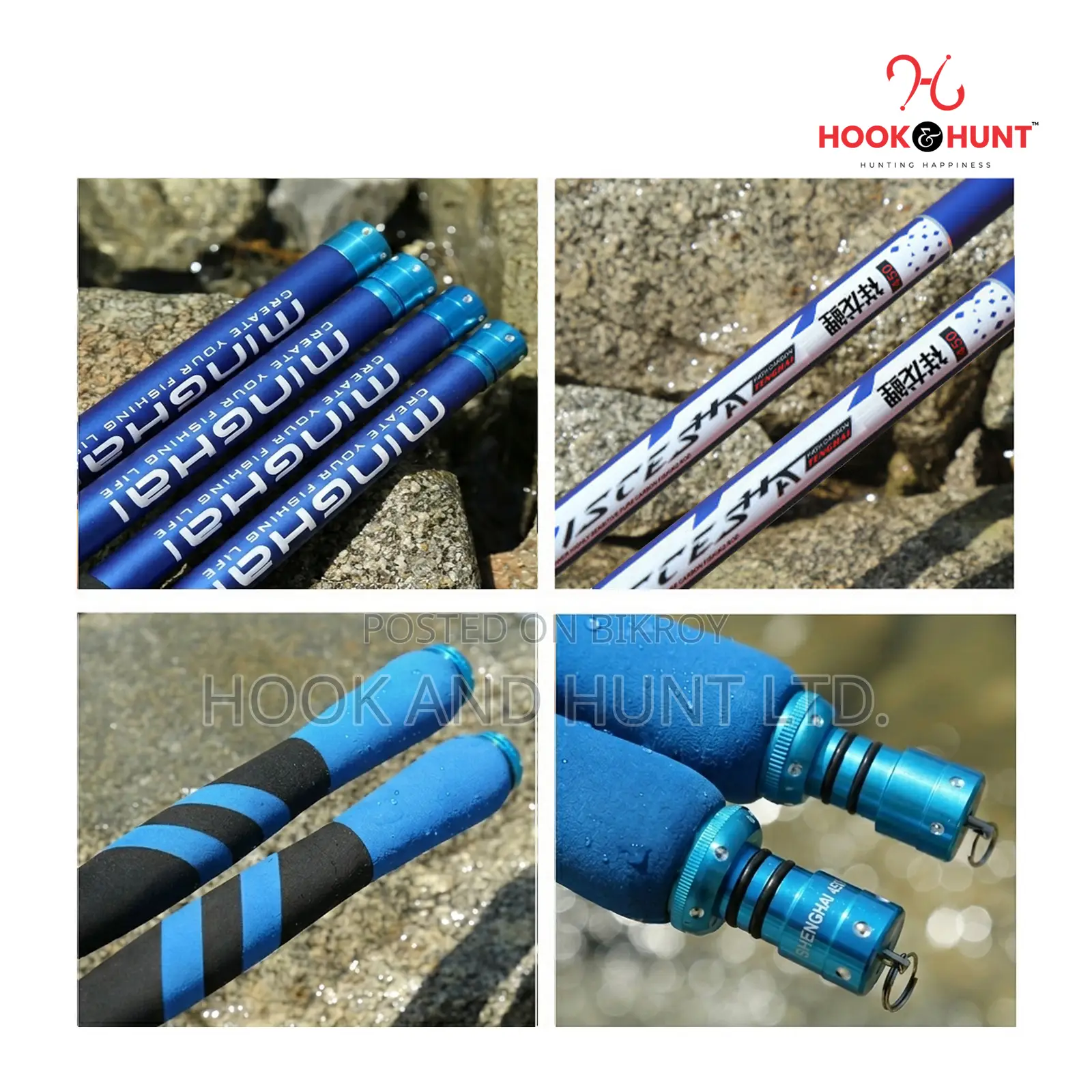 High Carbon Fiber Taiwan Fishing Rod 270–450cm