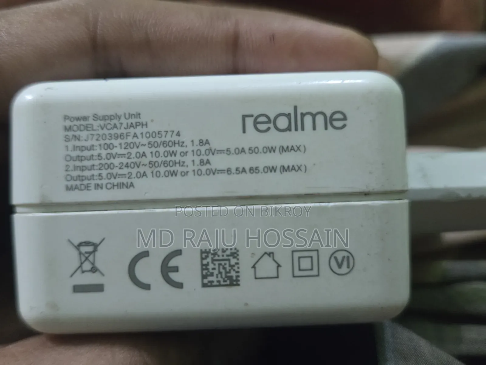 Oppo/Realme/Oneplus 65w Charger