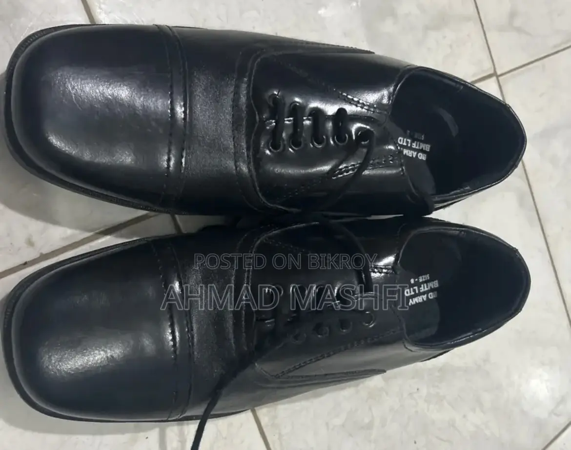 Black Oxford Shoe BMTF Bd Army