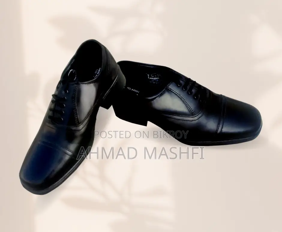 Black Oxford Shoe BMTF Bd Army