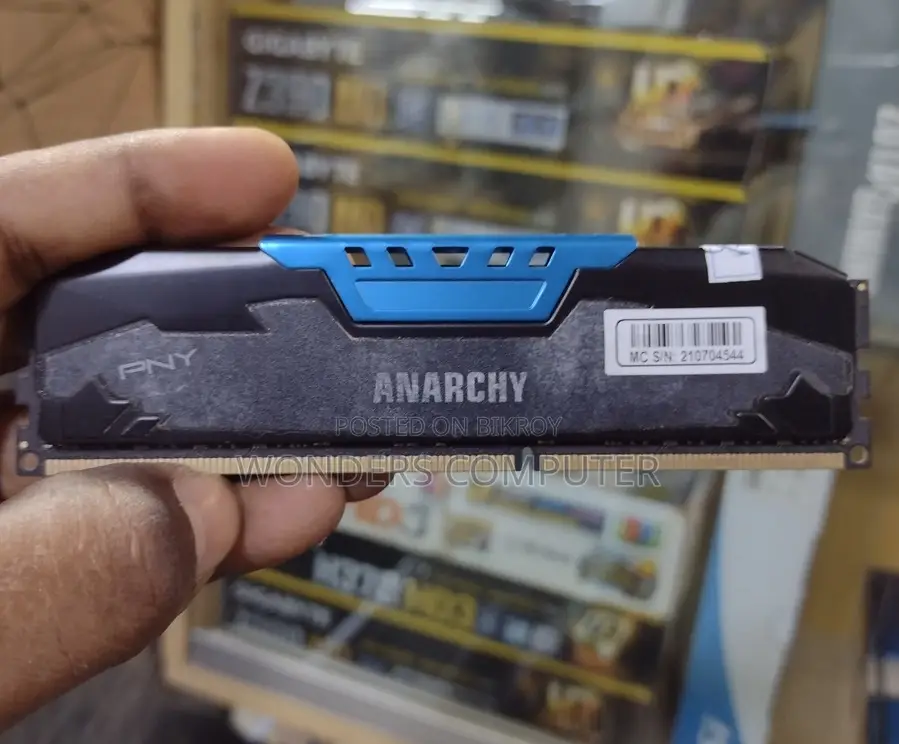 PNY 8GB DDR3 1600 ANARCHY GAMING RAM With 1 Year Warranty