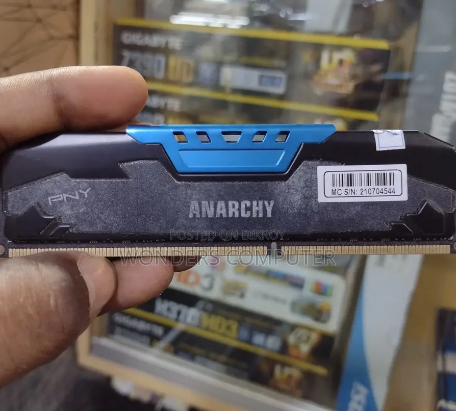 PNY 8GB DDR3 1600 ANARCHY GAMING RAM With 1 Year Warranty
