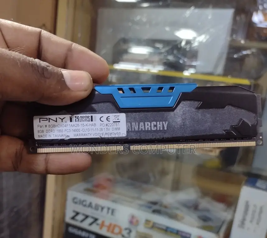 PNY 8GB DDR3 1600 ANARCHY GAMING RAM With 1 Year Warranty