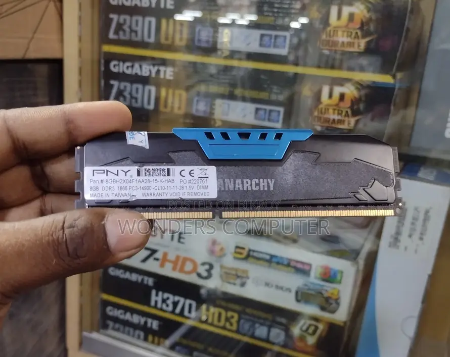 PNY 8GB DDR3 1600 ANARCHY GAMING RAM With 1 Year Warranty