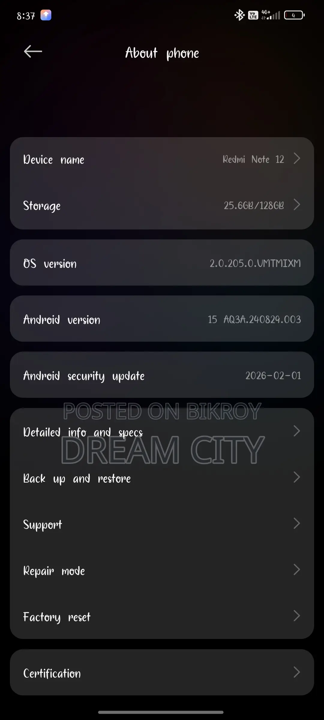 Xiaomi Redmi Note 12 (Used)