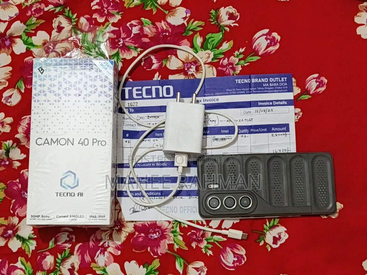 Tecno Camon 40 Pro 4G 256 GB Gray