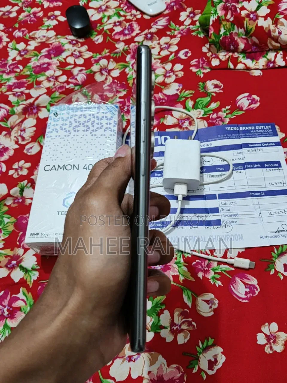 Tecno Camon 40 Pro 4G 256 GB Gray