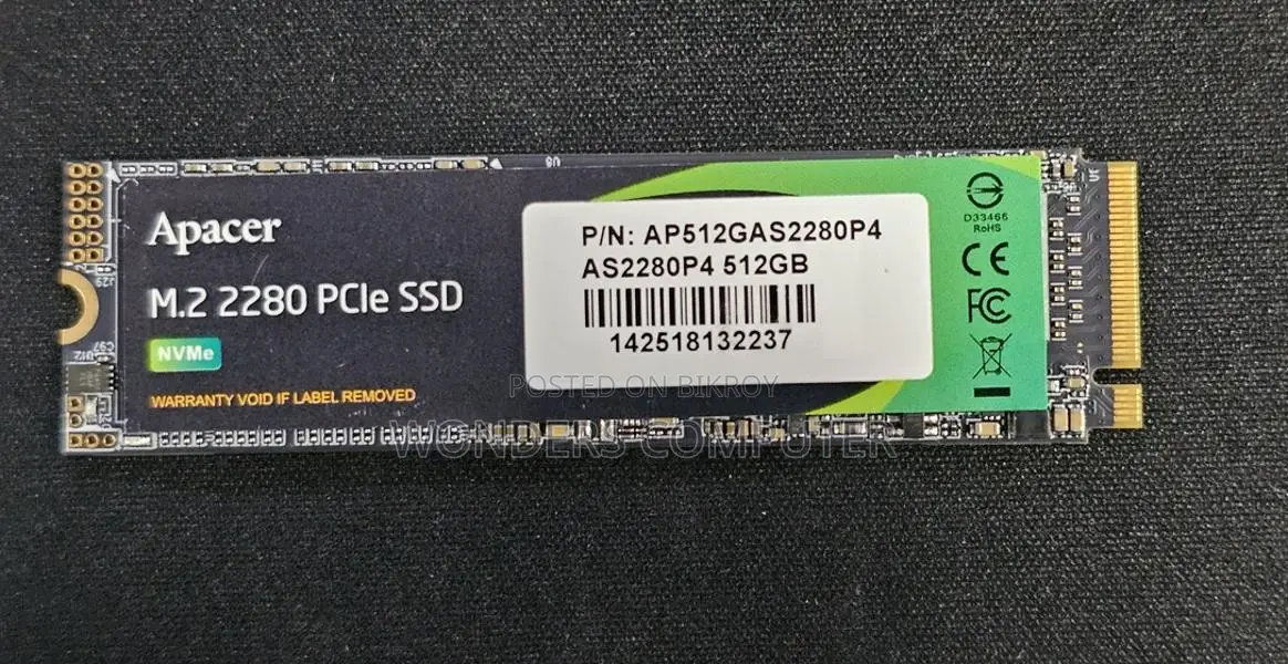 Apacer 512gb M.2 Nvme SSD Original 1 Year Warranty