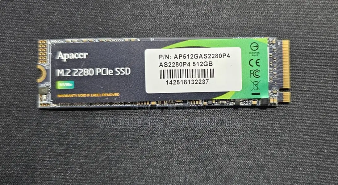 Apacer 512gb M.2 Nvme SSD Original 1 Year Warranty