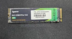 Apacer 512gb M.2 Nvme SSD Original 1 Year Warranty