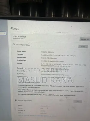 Desktop Pc for Sale