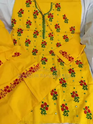 Hand-Embroidered Printed Dresses